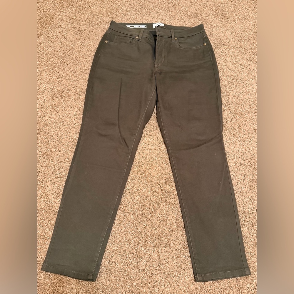 Sonoma Women's Skinny Jeans - Dark Olive